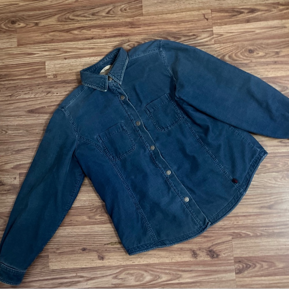 Indigo Women's Brown Plush Fleece / Corduroy Jacket